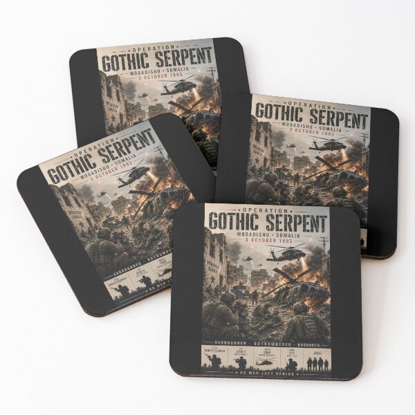 Item preview, Mogsdishu Somolia - Operation Gothic Serpent designed and sold by Military Insignia Products.