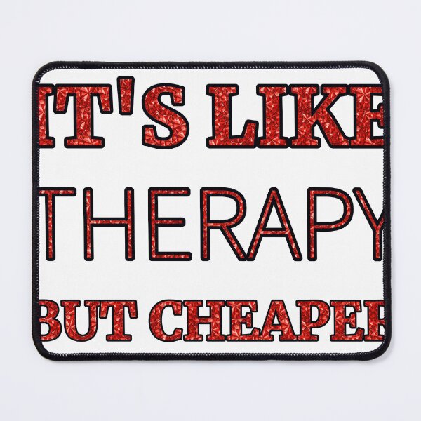Item preview, Rock Climbing It'S Like Therapy But Cheaper And Better Red Rhinestone designed and sold by TheIconSmith.