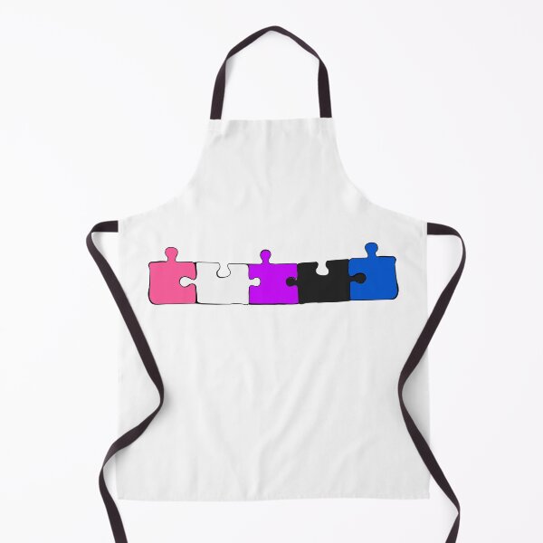 Item preview, Genderfluid Puzzle Pieces Pride Flag designed and sold by HarveyHandcraftsandDesigns.