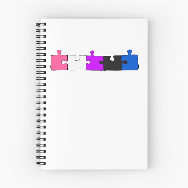 Item preview, Genderfluid Puzzle Pieces Pride Flag designed and sold by HarveyHandcraftsandDesigns.