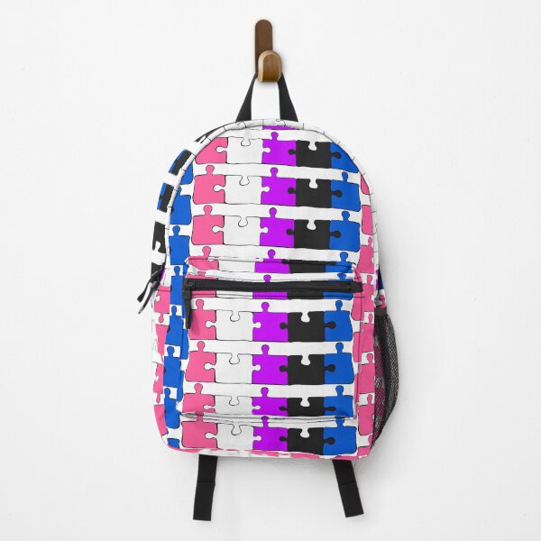 Item preview, Genderfluid Puzzle Pieces Pride Flag designed and sold by HarveyHandcraftsandDesigns.