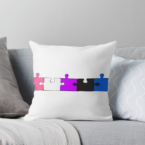 Item preview, Genderfluid Puzzle Pieces Pride Flag designed and sold by HarveyHandcraftsandDesigns.