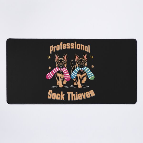 Item preview, Professional Sock Thieves Puppy Humor designed and sold by PawPlanetPro.