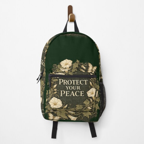 Item preview, Protect Your Peace Botanical Vintage Sticker designed and sold by irfanshikh.
