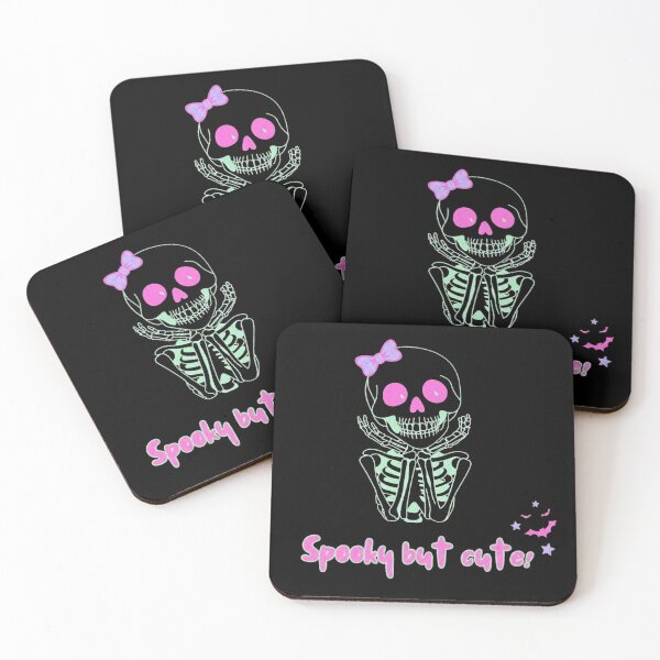 Item preview, Spooky but Cute - Kawaii Halloween Skeleton Art designed and sold by thazinart.