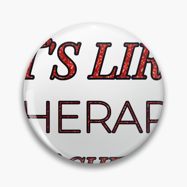Item preview, Fishing It'S Like Therapy But Cheaper And Better Red Rhinestone designed and sold by TheIconSmith.