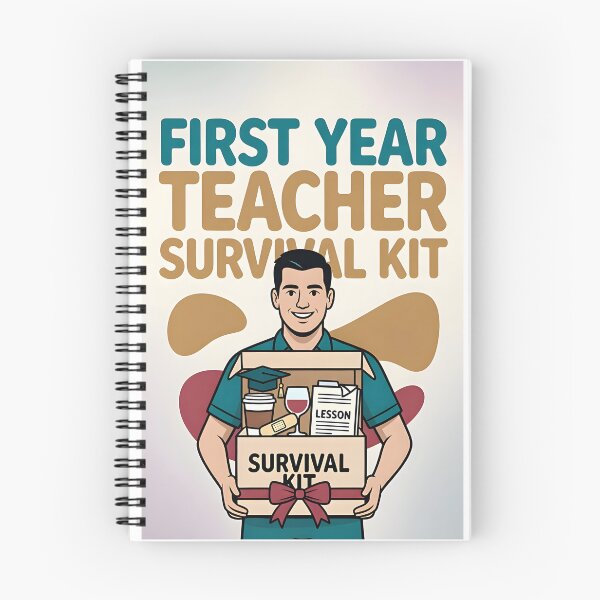 Item preview, FIRST YEAR TEACHER SURVIVAL KIT designed and sold by AccidentalArtist.