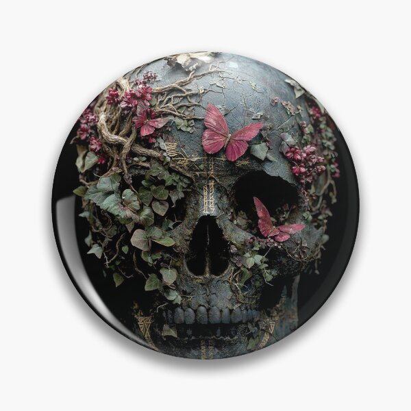 Item preview, Skull - Ivy Rune Butterfy 2 designed and sold by MetusArt.