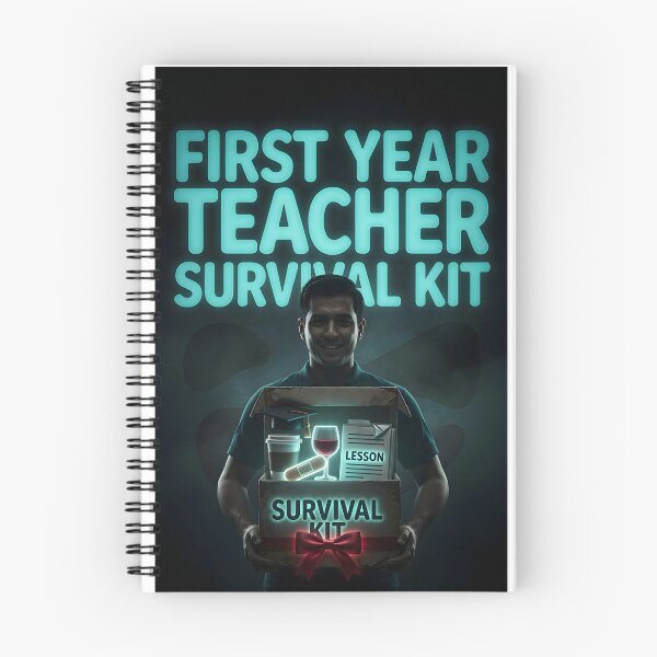 Item preview, FIRST YEAR TEACHER SURVIVAL KIT Dark designed and sold by AccidentalArtist.