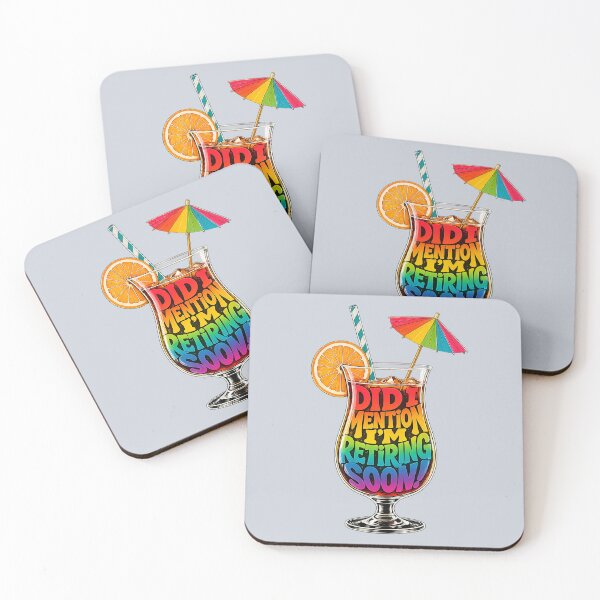Item preview, DID I MENTION I’M RETIRING SOON! – Funny Tropical Cocktail Retirement Shirt designed and sold by Waldero.