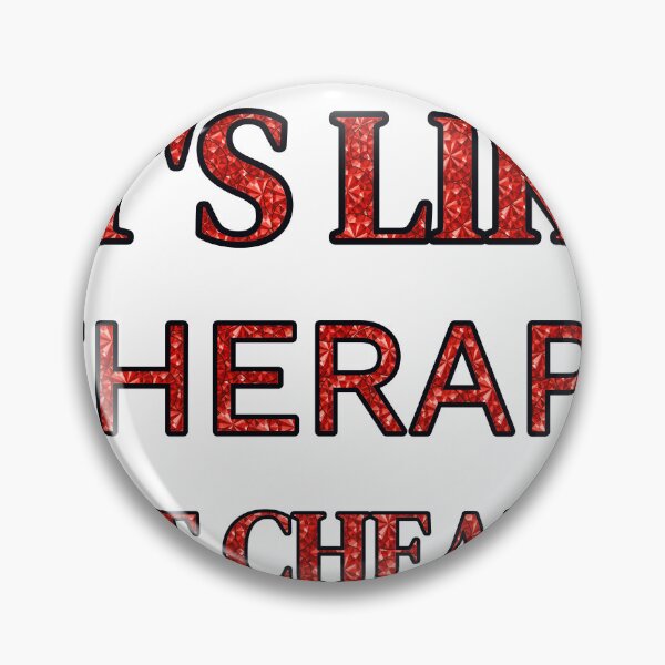 Item preview, Scuba Diving It'S Like Therapy But Cheaper And Better Red Rhinestone designed and sold by TheIconSmith.