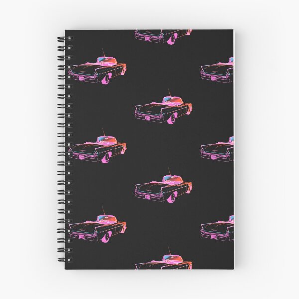 Item preview, Neon Convertible Sunset  Minimalist Retro Road Trip Synthwave Art designed and sold by RetroWaveArtCo.