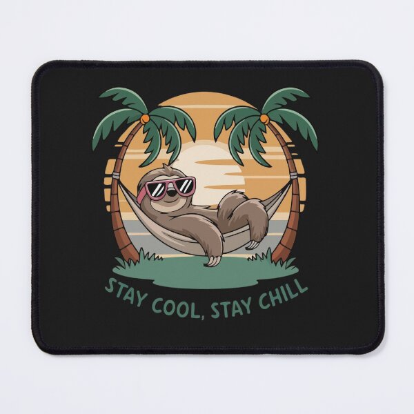 Item preview, Sloth in a hammock on the beach designed and sold by E4ST-INDUSTRIES.
