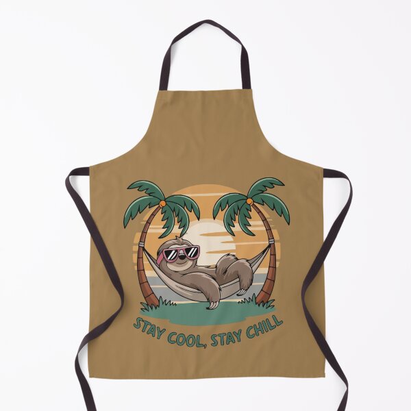 Item preview, Sloth in a hammock on the beach designed and sold by E4ST-INDUSTRIES.