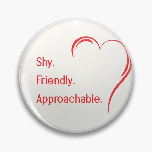 Item preview, Flirting Introverts Shy Friendly Approachable designed and sold by Noydee Red Salavan.