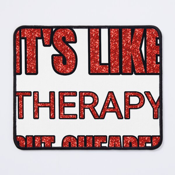 Item preview, Parasailing It'S Like Therapy But Cheaper And Better Red Rhinestone designed and sold by TheIconSmith.
