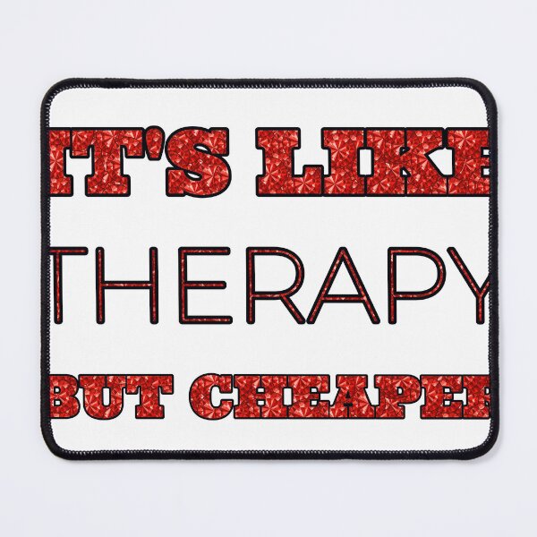 Item preview, Sky Diving It'S Like Therapy But Cheaper And Better Red Rhinestone designed and sold by TheIconSmith.
