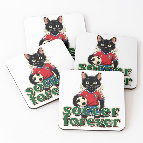 Item preview, Soccer Forever Retro Cat designed and sold by FantasyPearl.
