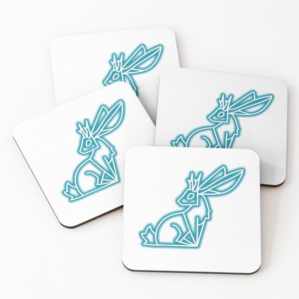 Item preview, Blue Neon Jackalope designed and sold by The Artful Finch.
