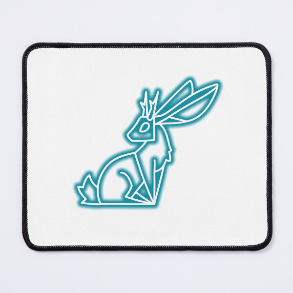 Item preview, Blue Neon Jackalope designed and sold by The Artful Finch.