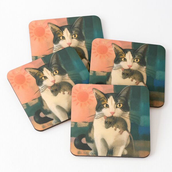 Item preview, The Proud Hunter: Cat with a Gift designed and sold by 3T3rnalArts.