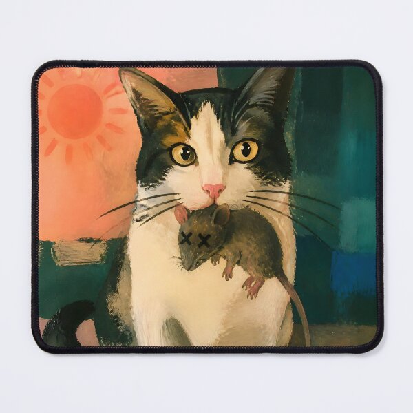 Item preview, The Proud Hunter: Cat with a Gift designed and sold by 3T3rnalArts.