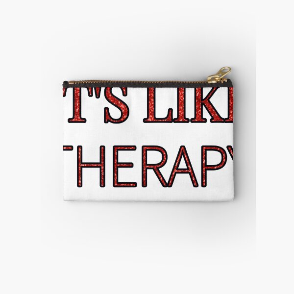 Item preview, Skiing It'S Like Therapy But Cheaper And Better Red Rhinestone designed and sold by TheIconSmith.