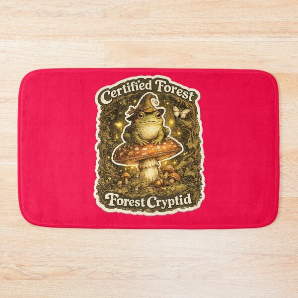 Item preview, Certified Forest Cryptid Frog Mushroom Sticker designed and sold by irfanshikh.