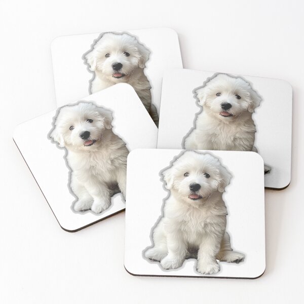 Item preview, Realistic Malshi Puppy Sticker | Cute Maltese Shih Tzu Mix Portrait | Puppy Lover Gift 002 designed and sold by TheTodayTribe.