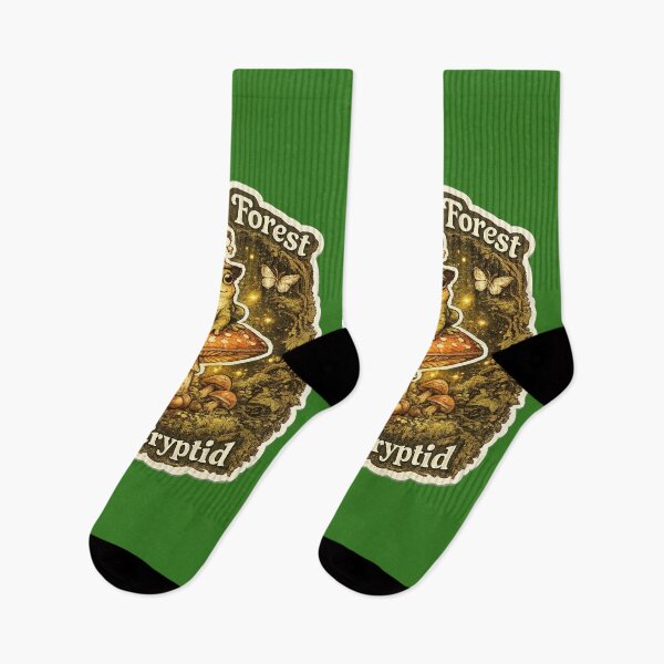 Item preview, Certified Forest Cryptid Frog Mushroom Sticker designed and sold by irfanshikh.
