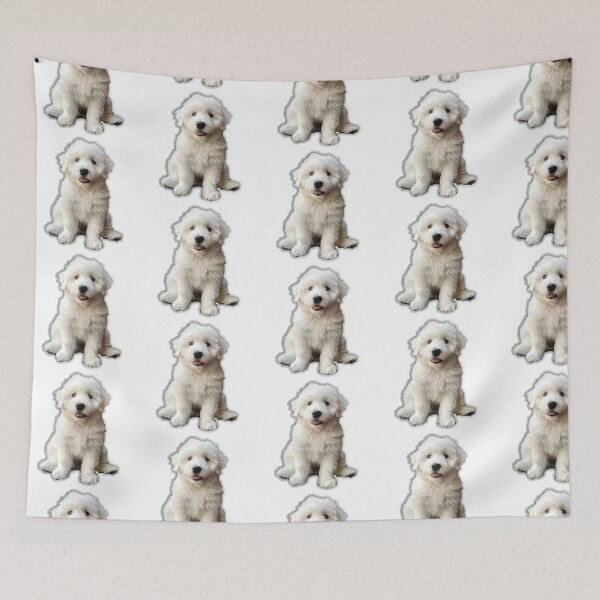 Item preview, Realistic Malshi Puppy Sticker | Cute Maltese Shih Tzu Mix Portrait | Puppy Lover Gift 002 designed and sold by TheTodayTribe.