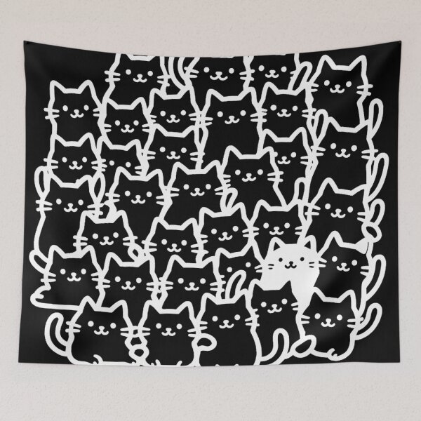Item preview, Curious cats designed and sold by uunaa.