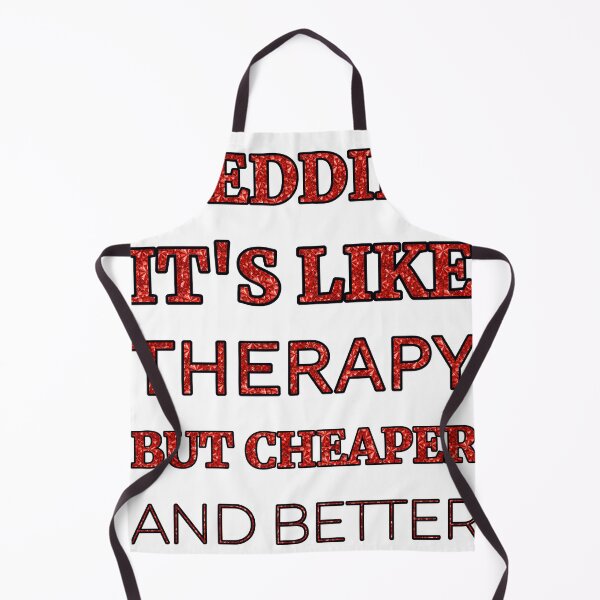 Item preview, Sledding It'S Like Therapy But Cheaper And Better Red Rhinestone designed and sold by TheIconSmith.