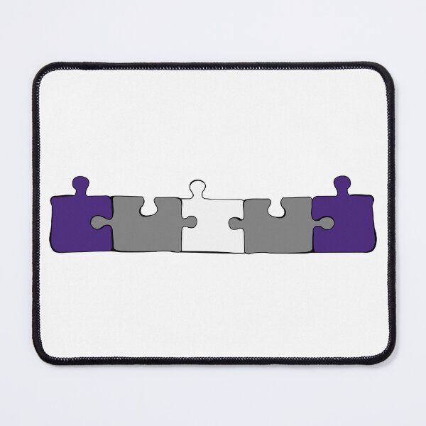 Item preview, Greysexual Puzzle Pieces Pride Flag designed and sold by HarveyHandcraftsandDesigns.