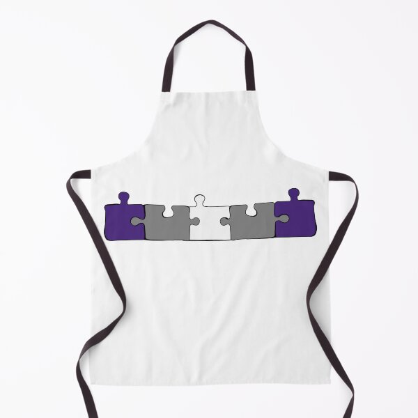 Item preview, Greysexual Puzzle Pieces Pride Flag designed and sold by HarveyHandcraftsandDesigns.