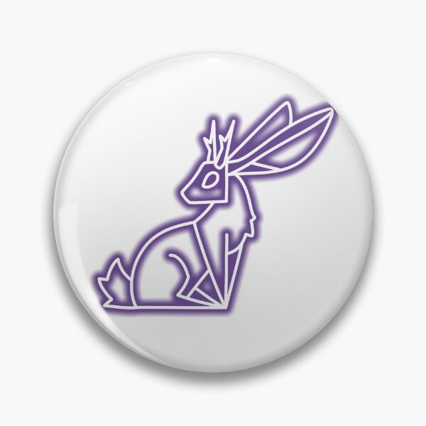 Item preview, Purple Neon Jackalope designed and sold by The Artful Finch.