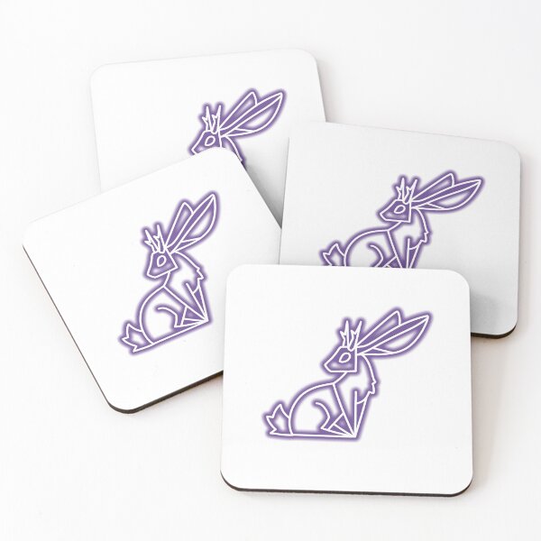 Item preview, Purple Neon Jackalope designed and sold by The Artful Finch.