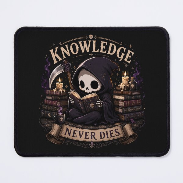 Item preview, Knowledge Never Dies Scholarly Reaper designed and sold by LOLKart.