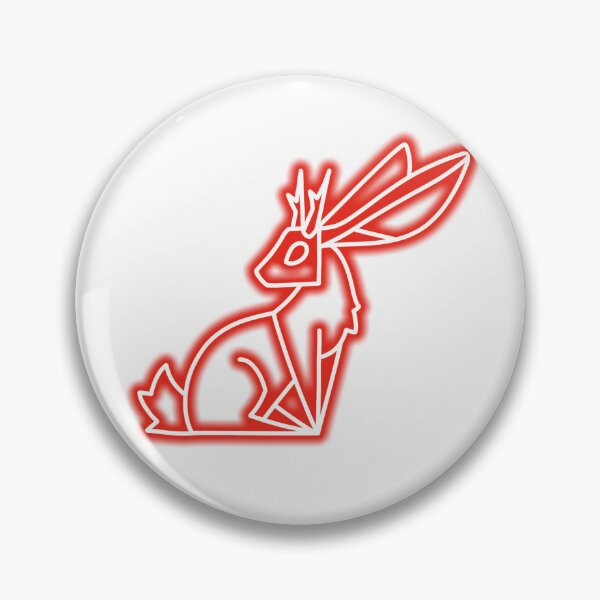 Item preview, Red Neon Jackalope designed and sold by The Artful Finch.