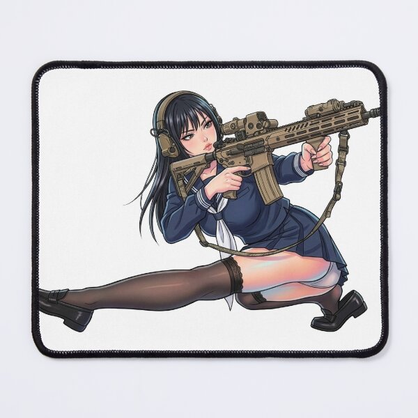 Item preview, Tactical School Girl - Anime Special Ops designed and sold by RAWLIFEGRAPHIC.