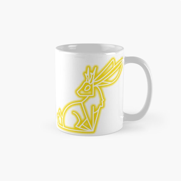 Item preview, Yellow Neon Jackalope designed and sold by The Artful Finch.