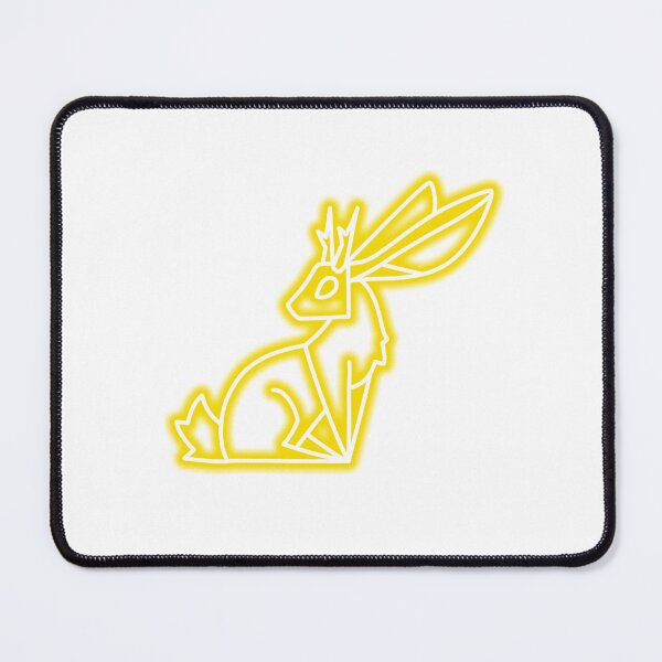 Item preview, Yellow Neon Jackalope designed and sold by The Artful Finch.