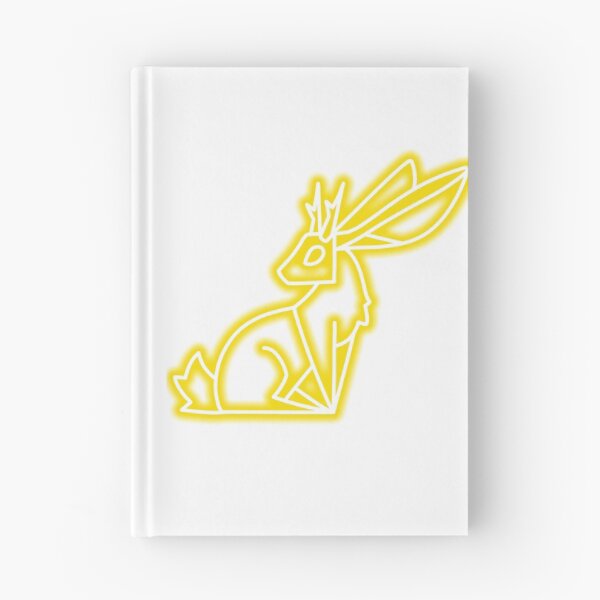 Item preview, Yellow Neon Jackalope designed and sold by The Artful Finch.