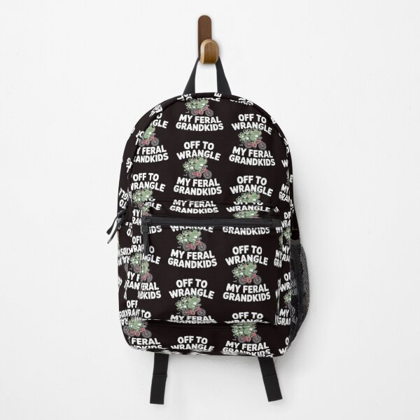 Item preview, Off to Wrangle My Feral Grandkids Retro Frog Meme Grandma Gift designed and sold by Redgiant87x.