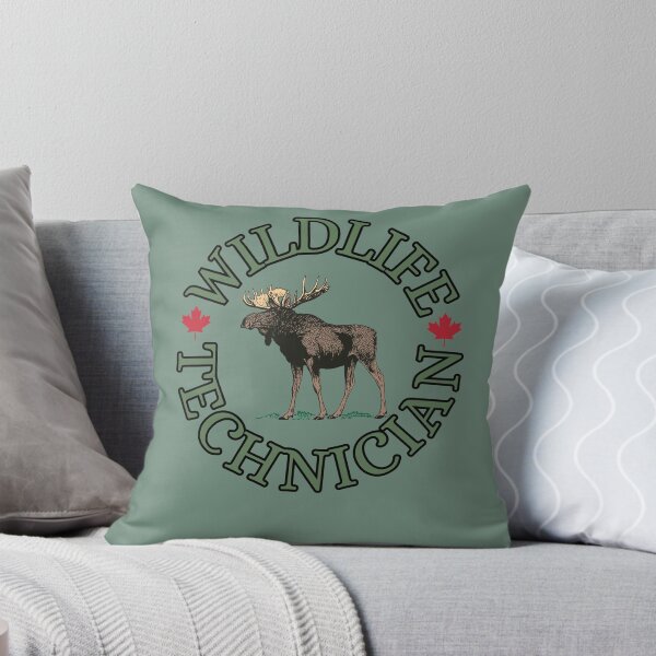 Item preview, Wildlife Technician Canada Moose Circular Text logo designed and sold by Shel13X.