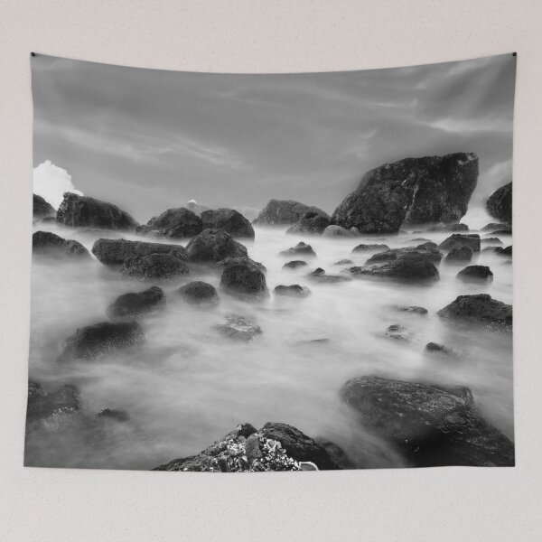 Item preview, Indian Beach, Ecola State Park, Oregon, In Black And White designed and sold by Kay Brewer.