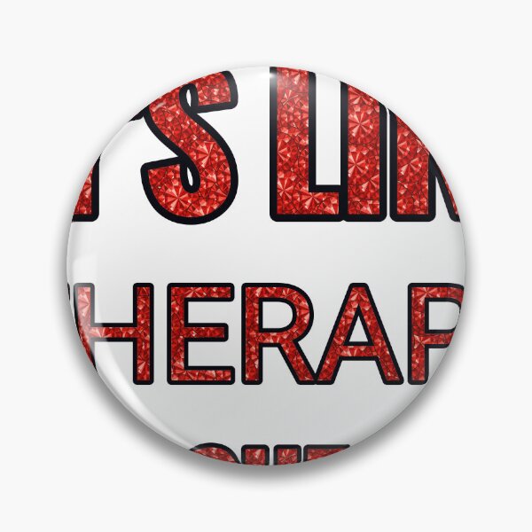 Item preview, Frisbee Golf It'S Like Therapy But Cheaper And Better Red Rhinestone designed and sold by TheIconSmith.