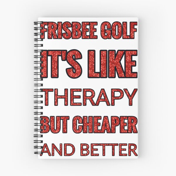 Item preview, Frisbee Golf It'S Like Therapy But Cheaper And Better Red Rhinestone designed and sold by TheIconSmith.