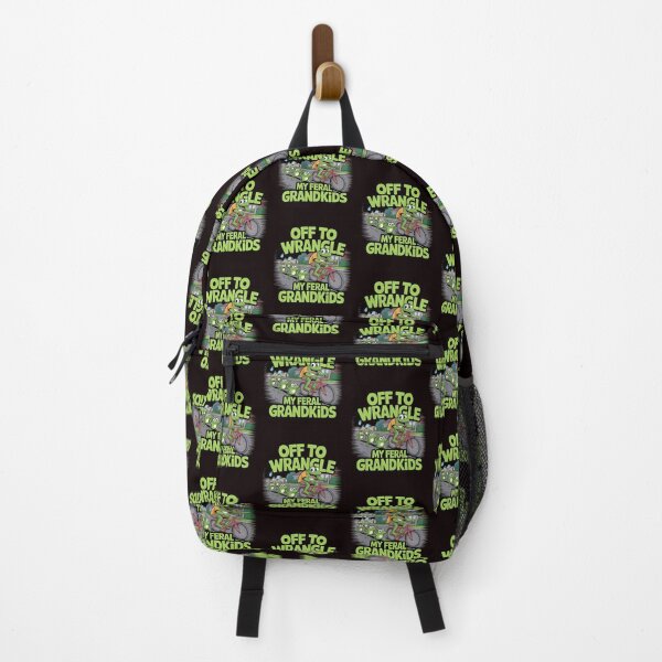 Item preview, Off to Wrangle My Feral Grandkids Cute Frog Meme Grandma Apparel designed and sold by Redgiant87x.