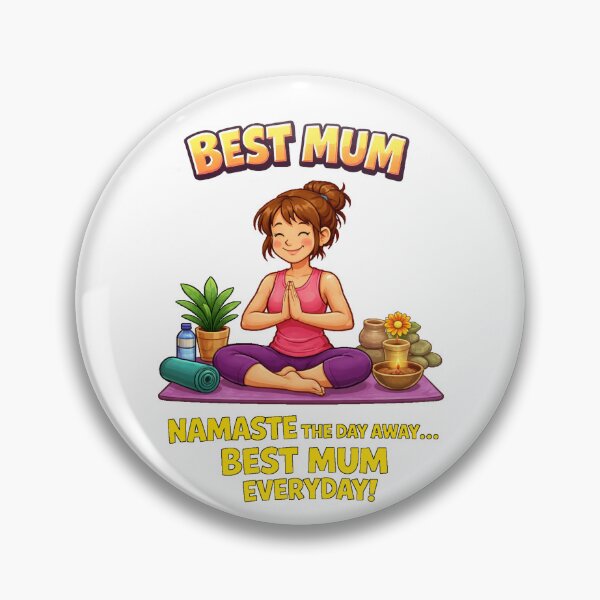 Item preview, Mum,Mom,Best Mum Yoga Mediation Namaste  designed and sold by JamesDunican.